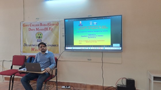 Departmental Activities "Programme on Creating Awareness about Statistical Product among the Young Generation under the SSS Scheme